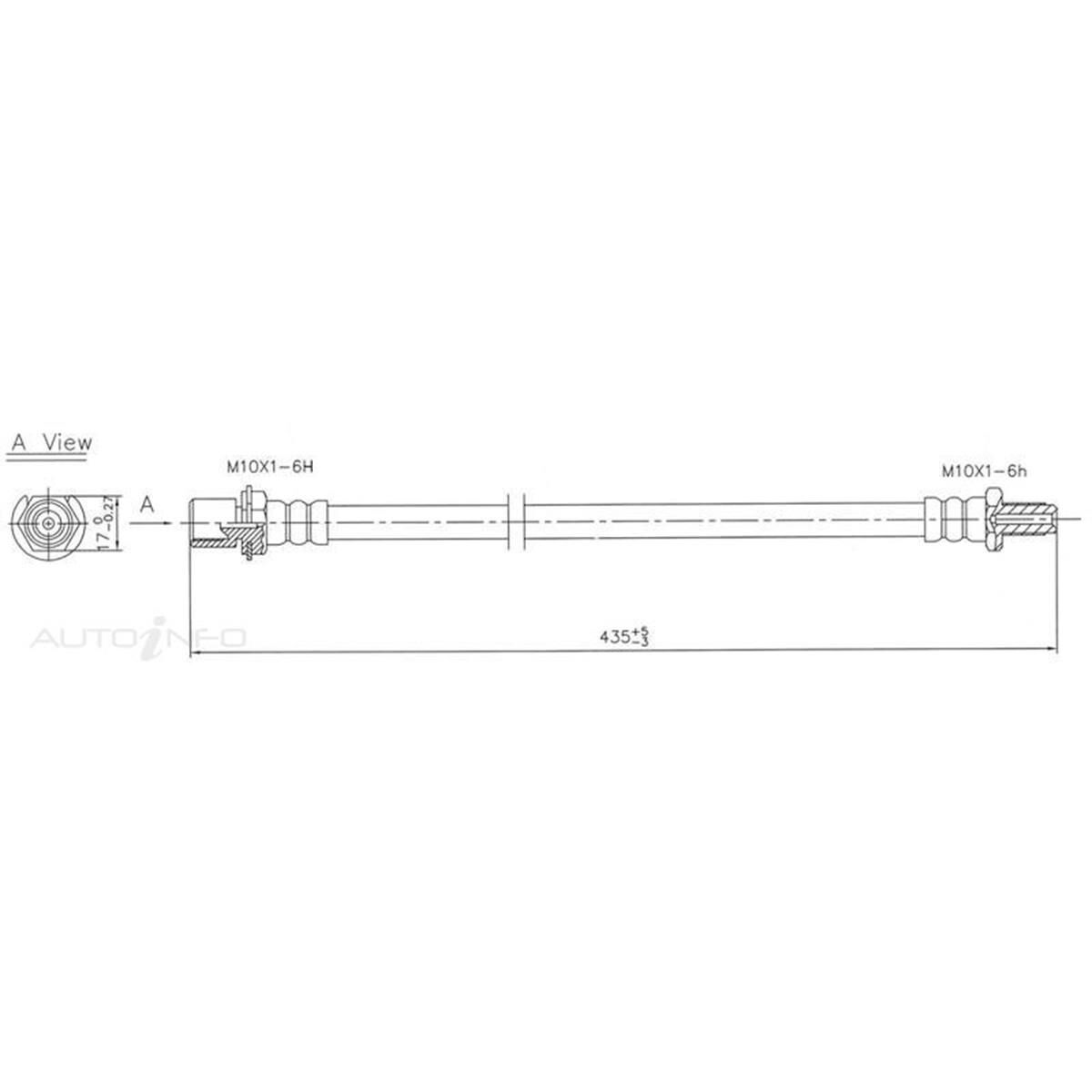 PTX BRAKE HOSE REAR HILUX, , scaau_hi-res