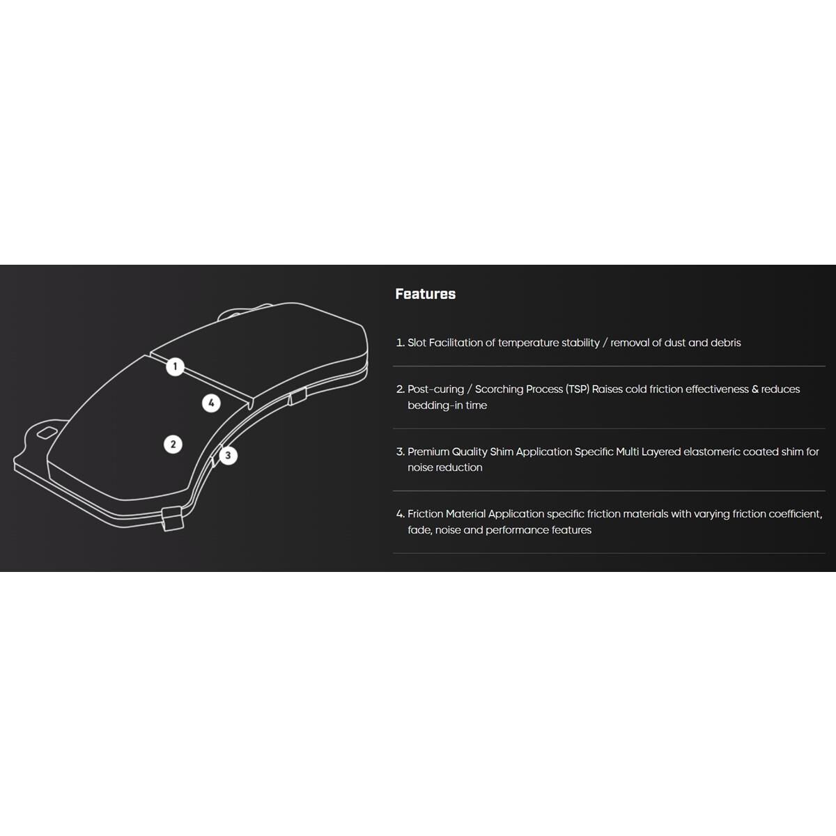 DBA XP PERFORMANCE BRAKE PADS [MERCEDES BENZ AMG A45S ON F](SUITS WEAR SENSOR DBAWS1111 ), , scaau_hi-res
