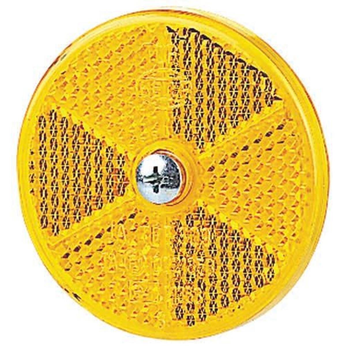 RETRO REFLECTOR AMBER 60mm DIA, , scaau_hi-res