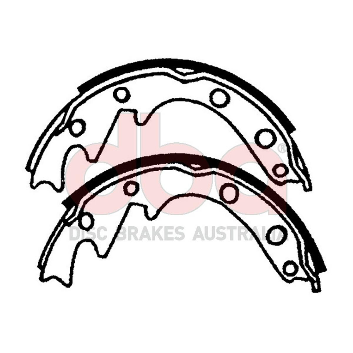 Street Series Brake Shoes [Chrysler Valiant 1961-63 228.6mm], , scaau_hi-res