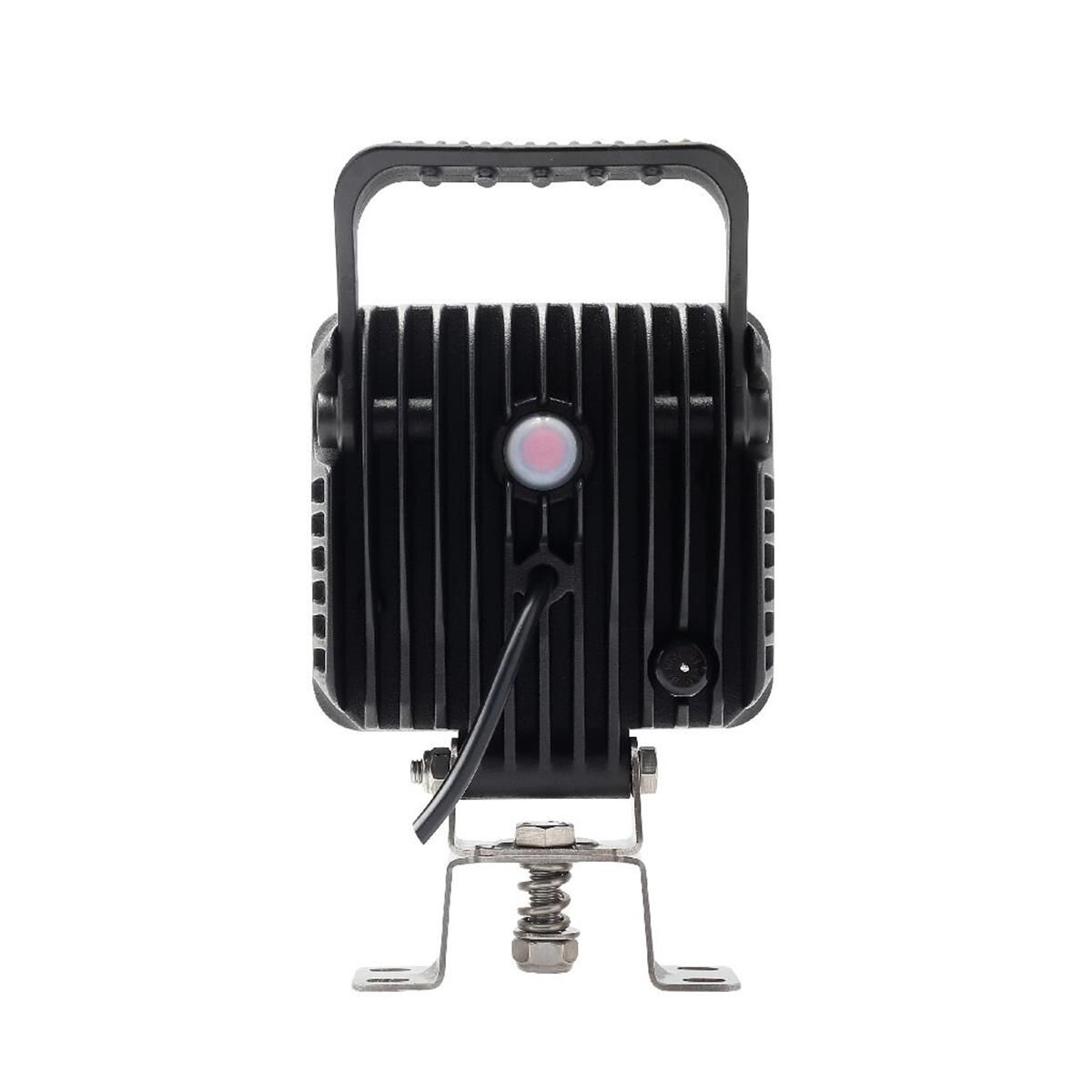 LED SQUARE WORKLAMP SPOT BEAMW/HANDLE & SWTCH 9 - 36V 54W 9LEDs BLK HSNG 5,100Lmns, , scaau_hi-res