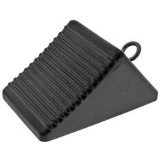 RUBBER WHEEL CHOCK WITH RING 204L x 127W x 104H 1.54kg, , scaau_hi-res