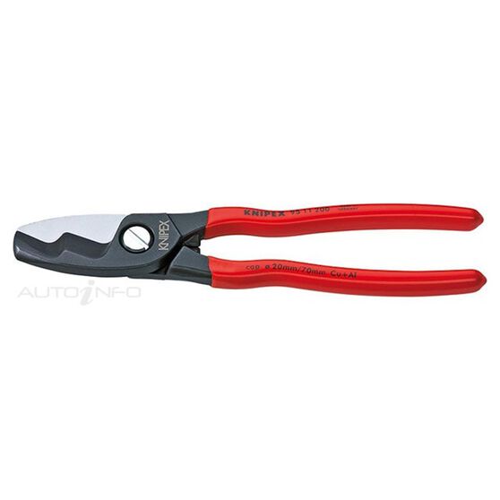 KNIPEX CABLE CUTTER SHEARS 200MM, , scaau_hi-res