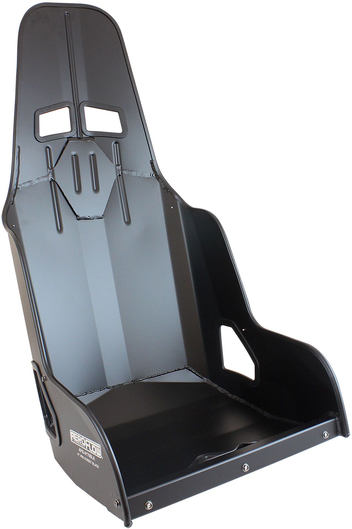 PRO STREET ALUMINIUM RACE SEAT17" HIP WIDTH BLACK FINISH, , scaau_hi-res