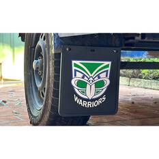 280MM DROP X 300MM WIDTH BLACK MONO MUDFLAP  - WARRIORS, , scaau_hi-res