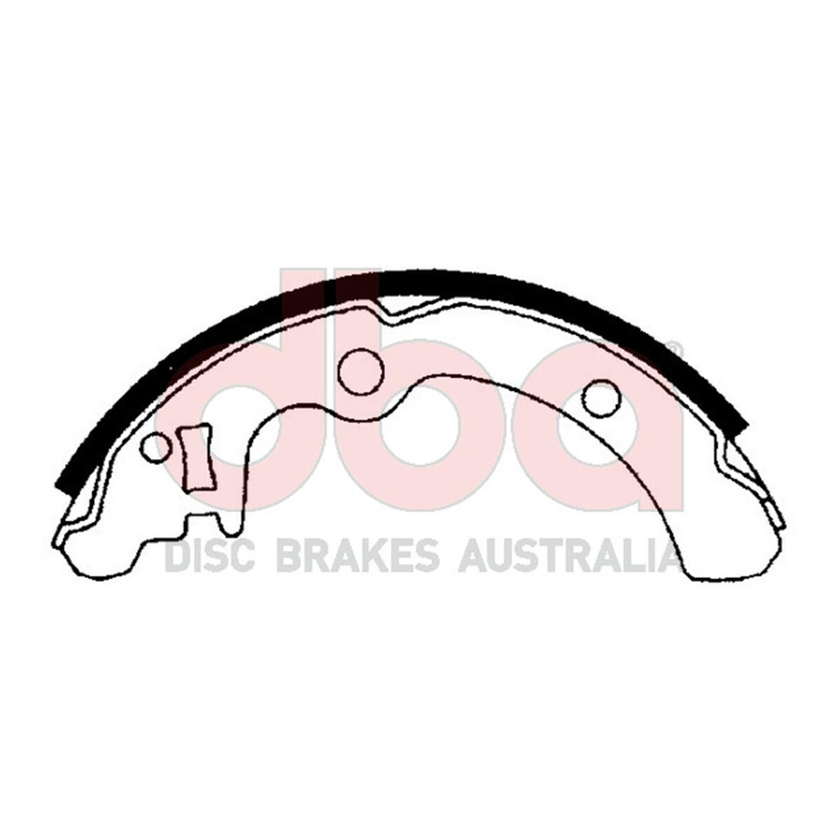 Street Series Brake Shoes [Subaru Brumby/Leane 1980-94 180mm], , scaau_hi-res
