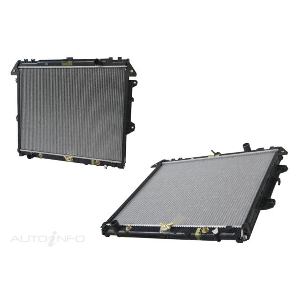 TOYOTA HILUX  GGN  04/2005 ~ 06/2015  4.0 LITRE V6 PETROL AUTOMATIC- (1GRFE)  CORE SIZE: 525MM X 645MM X 25MM (MEASURE TANK TO TANK FIRST, LENGTH AND THEN THICKNESS), , scaau_hi-res