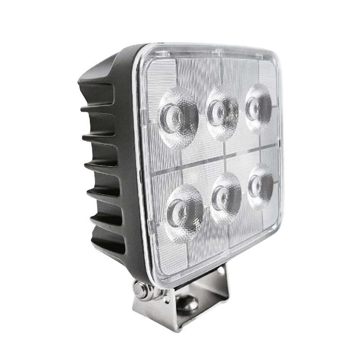 LED SQUARE WORKLAMP FLOOD BEAM60 Deg 9-36V 24W 24 LEDs BLACKHSNG 2,800Lmn IP68, , scaau_hi-res