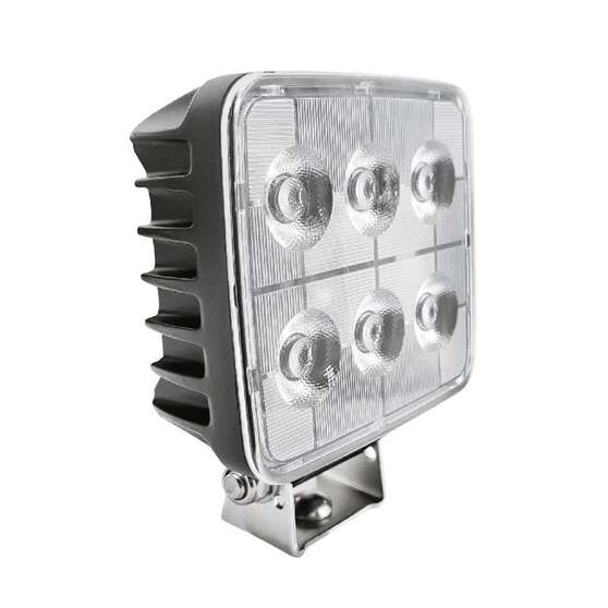 LED SQUARE WORKLAMP FLOOD BEAM60 Deg 9-36V 24W 24 LEDs BLACKHSNG 2,800Lmn IP68, , scaau_hi-res