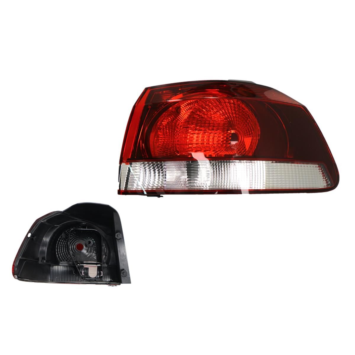 GOLF 6 HB 10/08-7/13 TAIL LIGHT OUTER (standard+tinting) (HELLA TYPE) (R), , scaau_hi-res