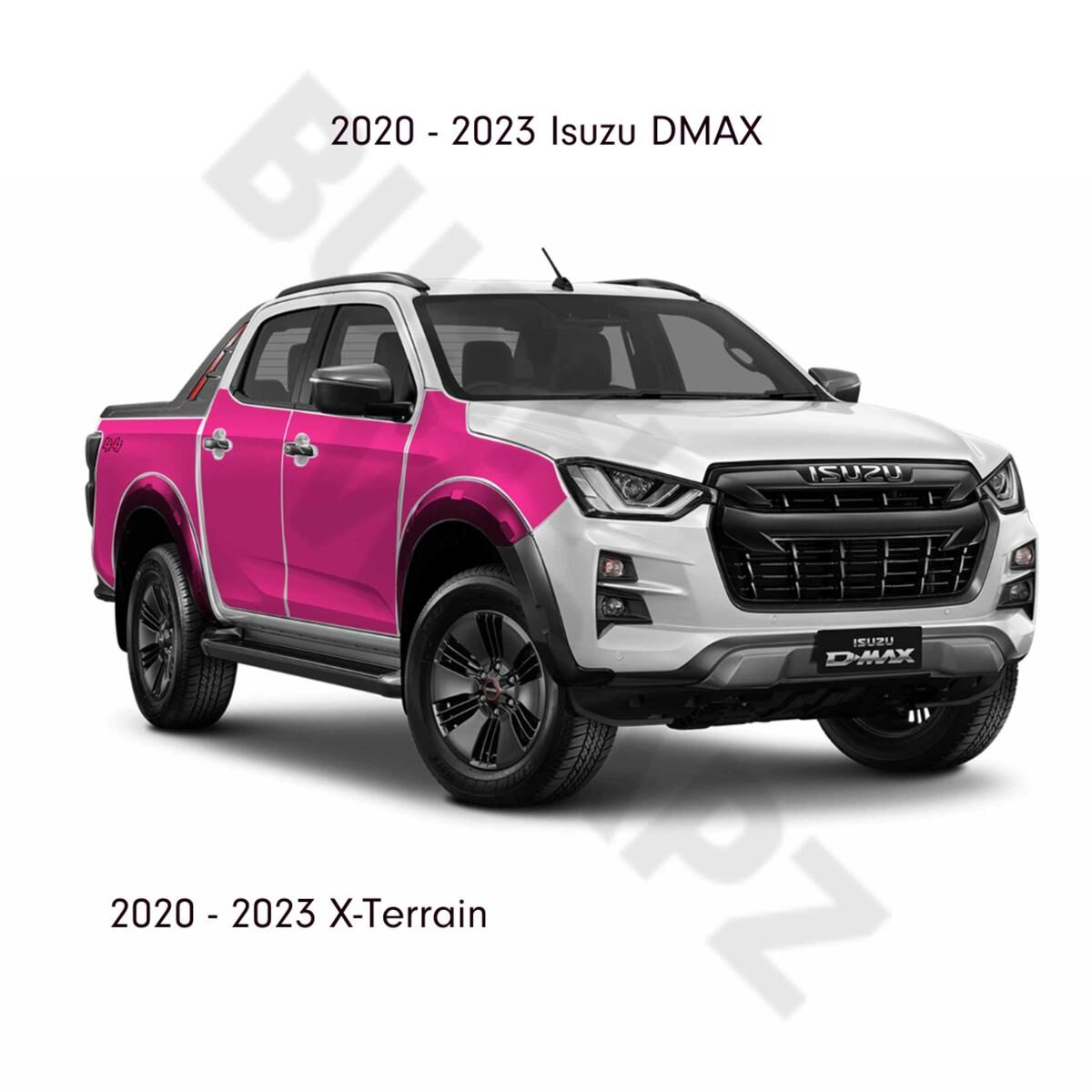 BUSHWRAPZ ADVANCE DIY 4WD KIT FOR ISUZU DMAX DUAL CAB 2020 - 2023 - X-TERRAIN (TUB INCLUDED), , scaau_hi-res