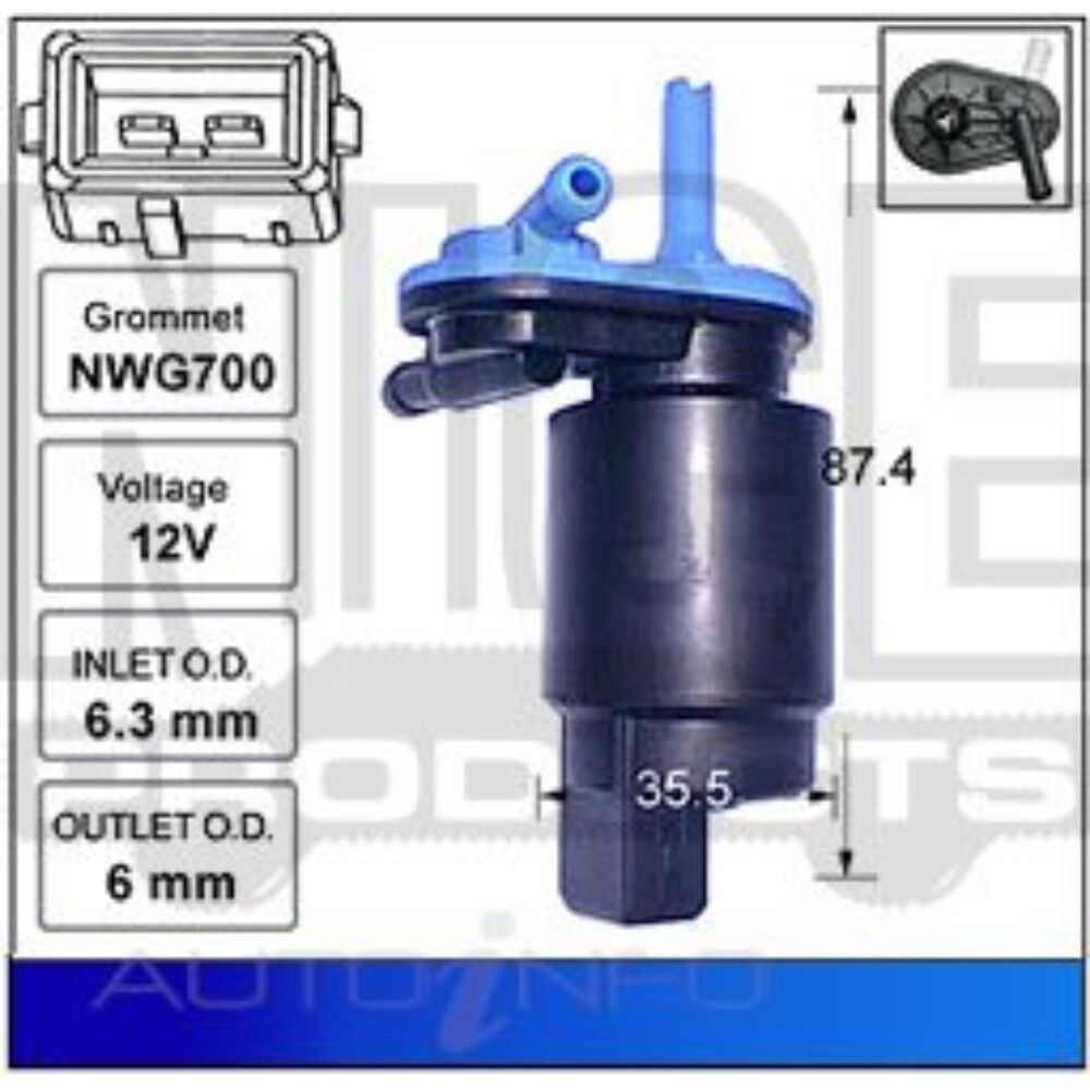 Nice Windscreen Washer Pump NWP850 Supercheap Auto