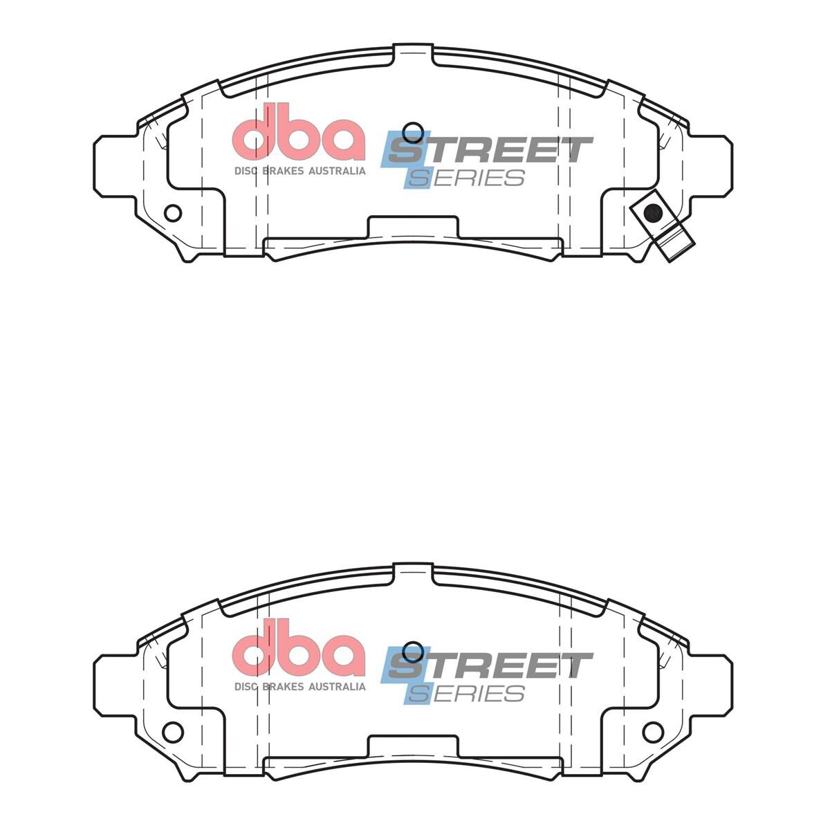 DBA SS STREET SERIES BRAKE PADS [ Nissan Navara & Pathfinder 2005-2014 F ], , scaau_hi-res