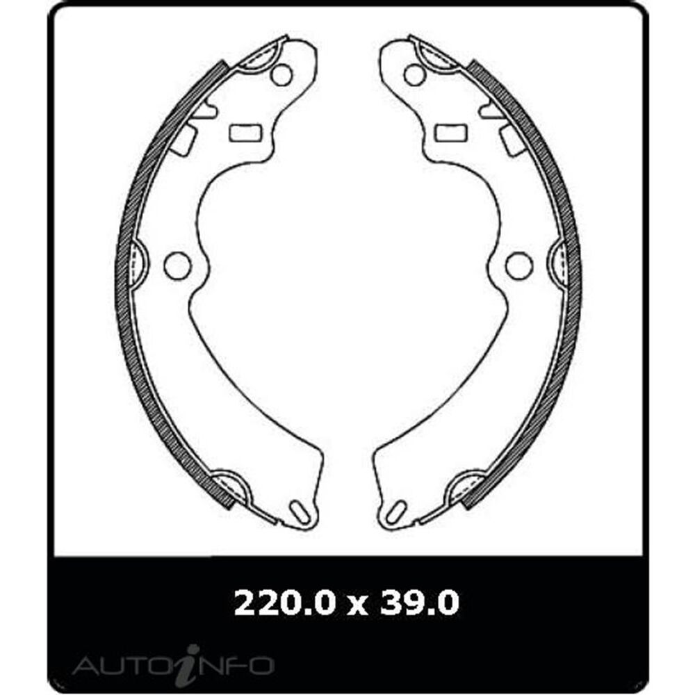 Protex Brake Shoes N1624 Supercheap Auto