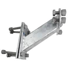 Sunrise Spare Wheel Bracket Small Galvanised, , scaau_hi-res