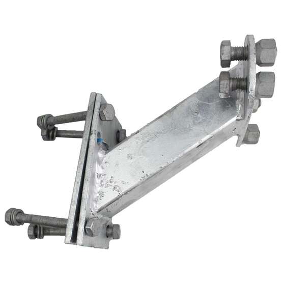 Sunrise Spare Wheel Bracket Small Galvanised, , scaau_hi-res