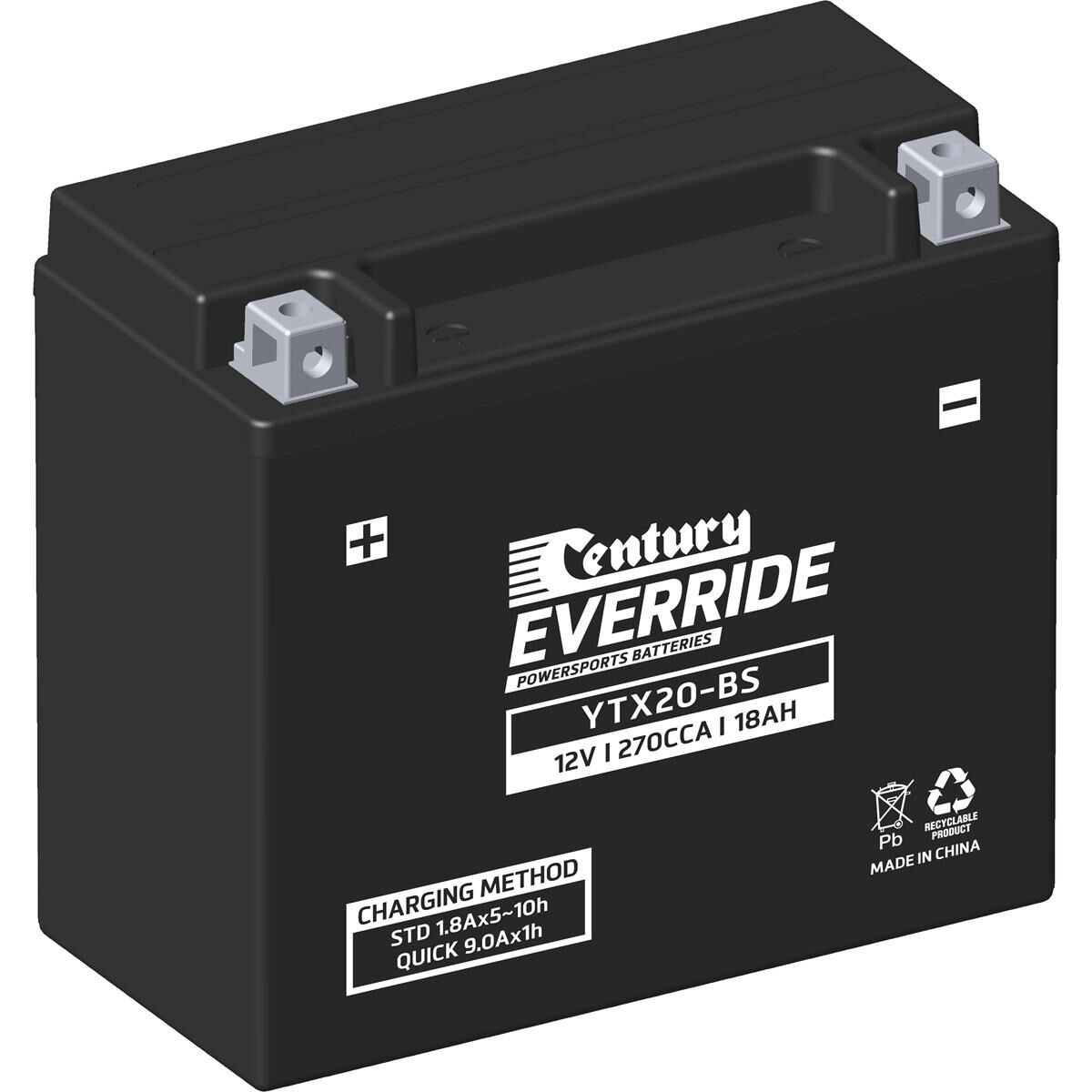 POWERSPORTS BATTERIES - YTX20-BS, , scaau_hi-res