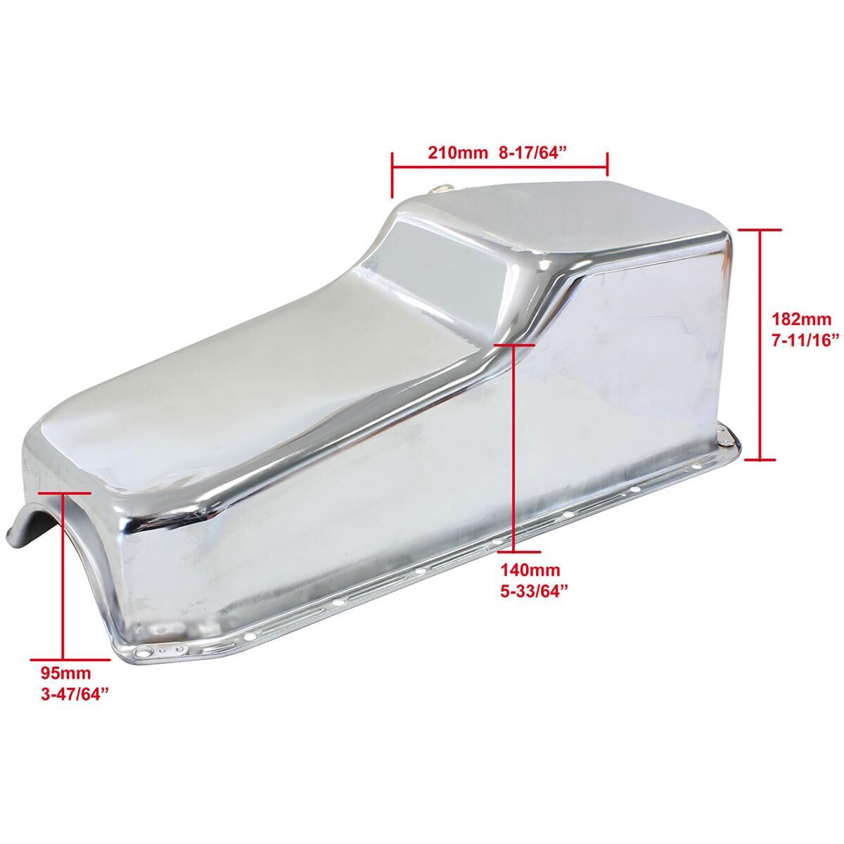 STEEL STOCK OIL PAN SBC CHROM, , scaau_hi-res