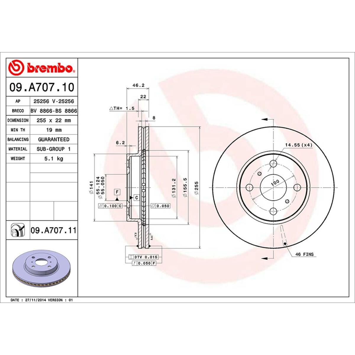 BREMBO DISC ROTOR, , scaau_hi-res