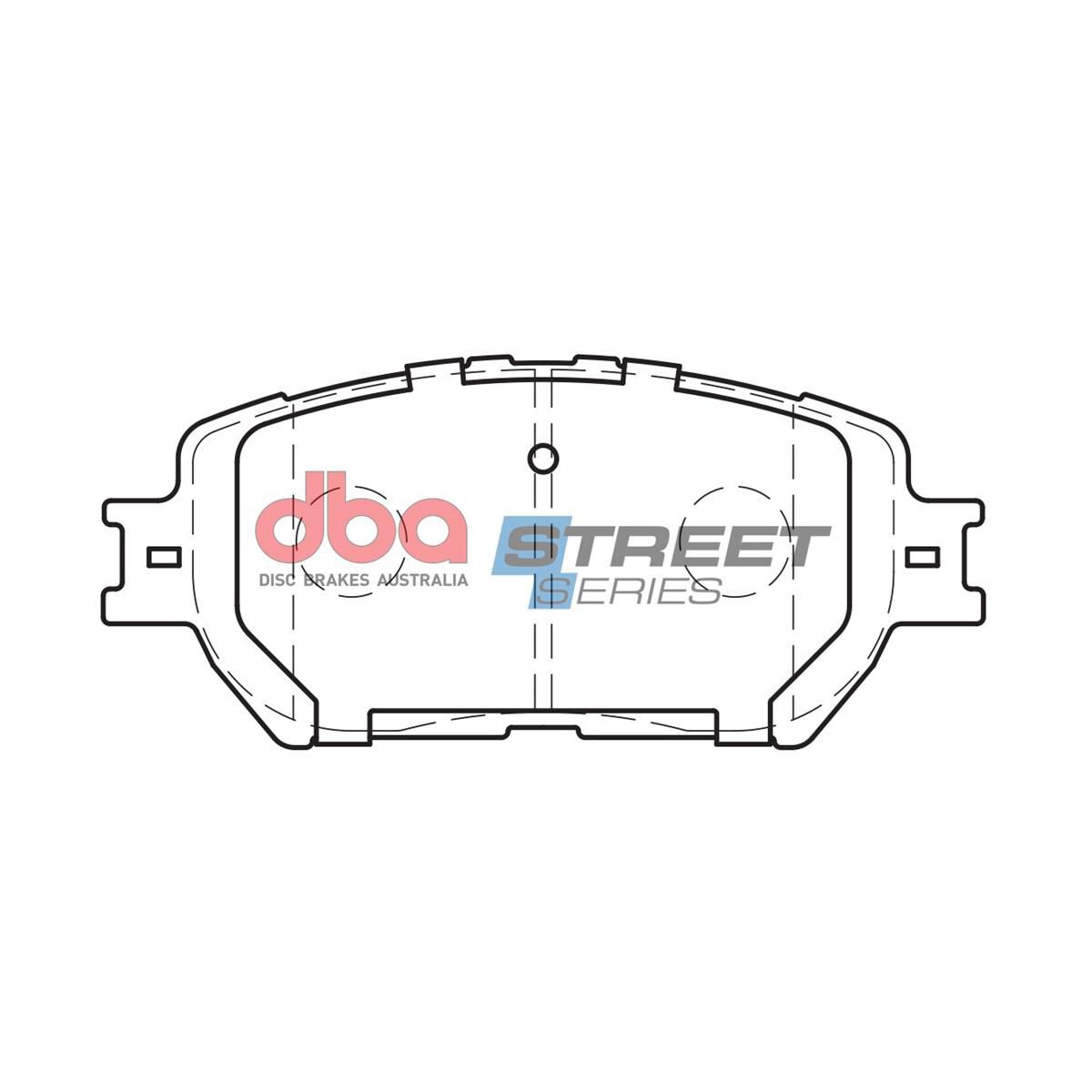 DBA SS STREET SERIES BRAKE PADS [ Toyota Camry / 2001-2006 F ], , scaau_hi-res