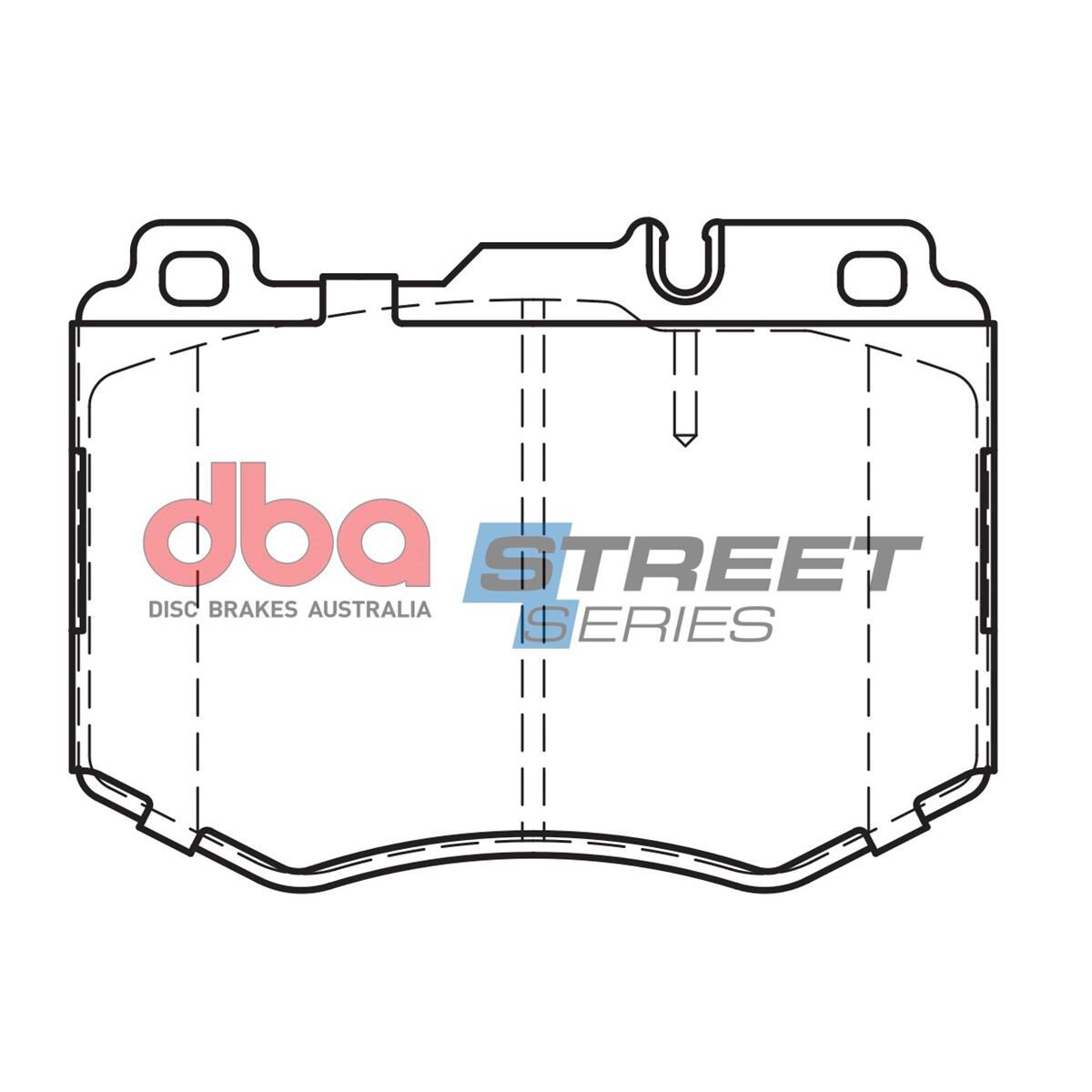 DBA SS STREET SERIES BRAKE PADS [ Mercedes-Benz E250 / C65 AMG / GLC 220 X253 - c253 2015 - On F ], , scaau_hi-res