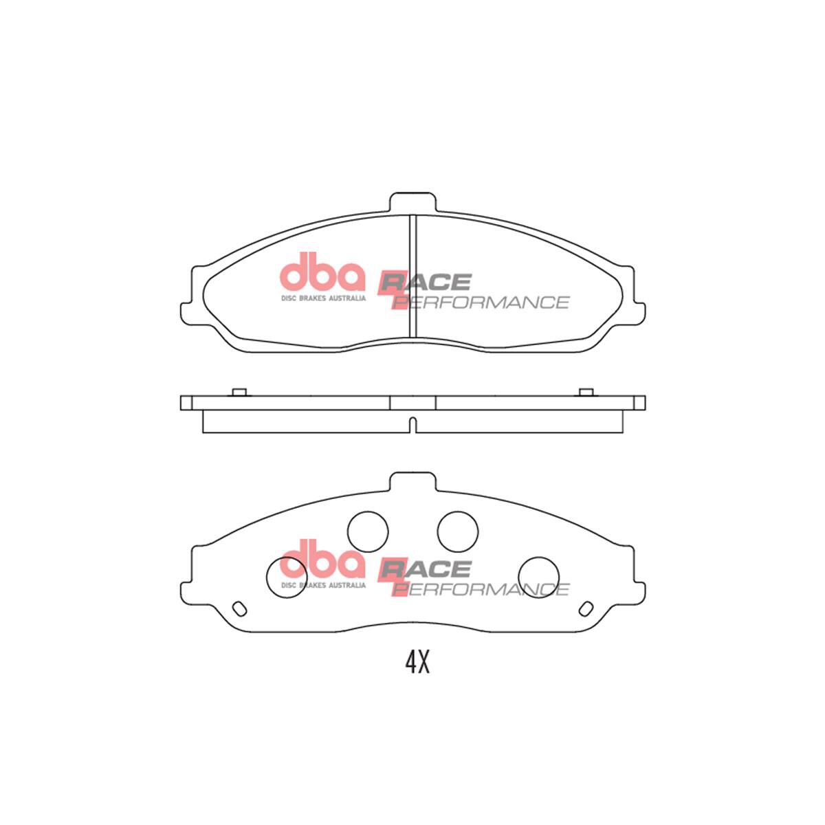 DBA RACE BRAKE PADS [ FORD FALCON BA XR6 XR8 WITH C5 C6 CALIPER / FPV WITH PBR CALIPER2002-2005 F ], , scaau_hi-res