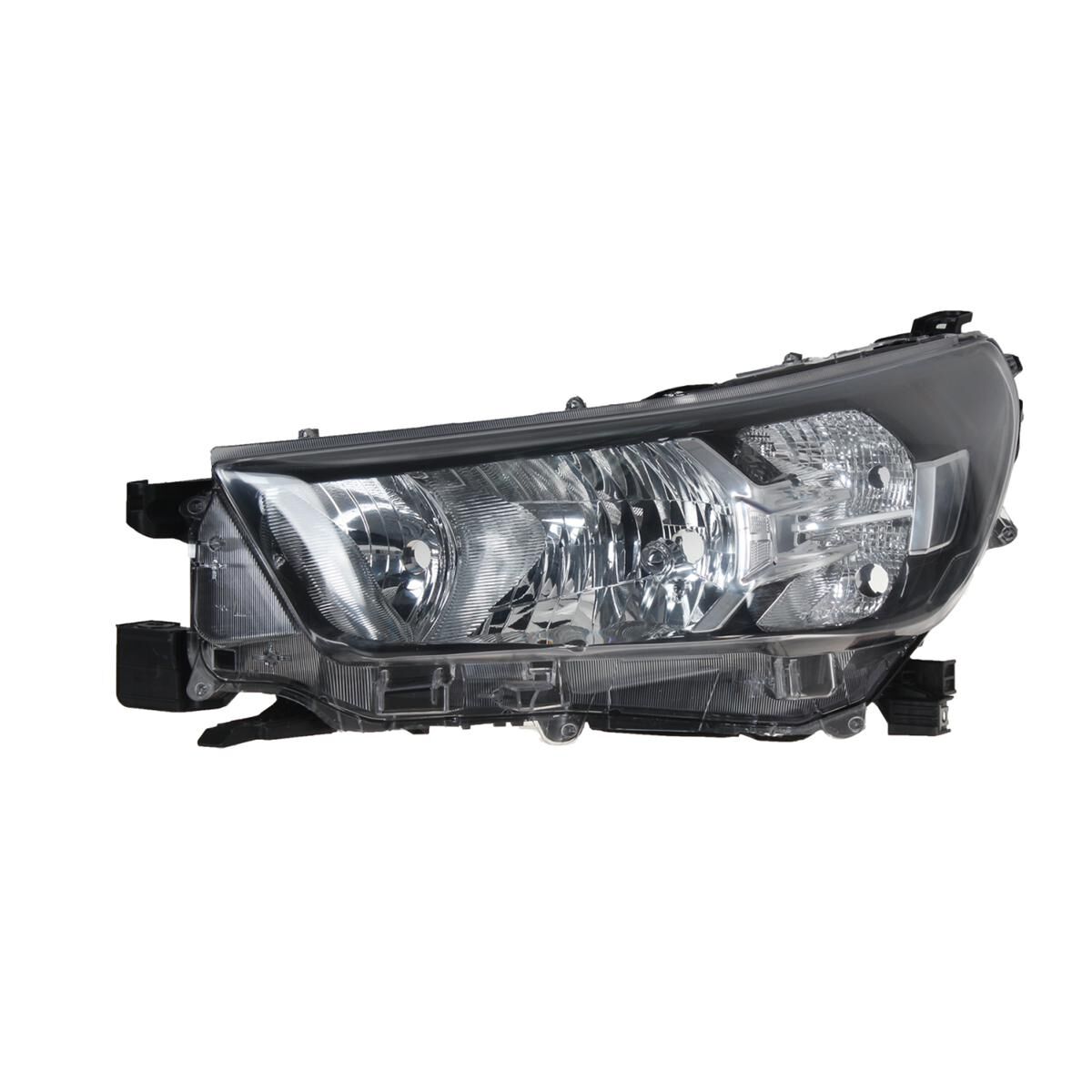 TOYOTA HILUX SR, SR HI-RIDER, WORKMATE,
05/2020 ~ ONWARDS
4WD 
HEADLIGHT 
LEFT HAND SIDE
HALOGEN H11/HB3
WITH MOTOR ADJUSTER, , scaau_hi-res
