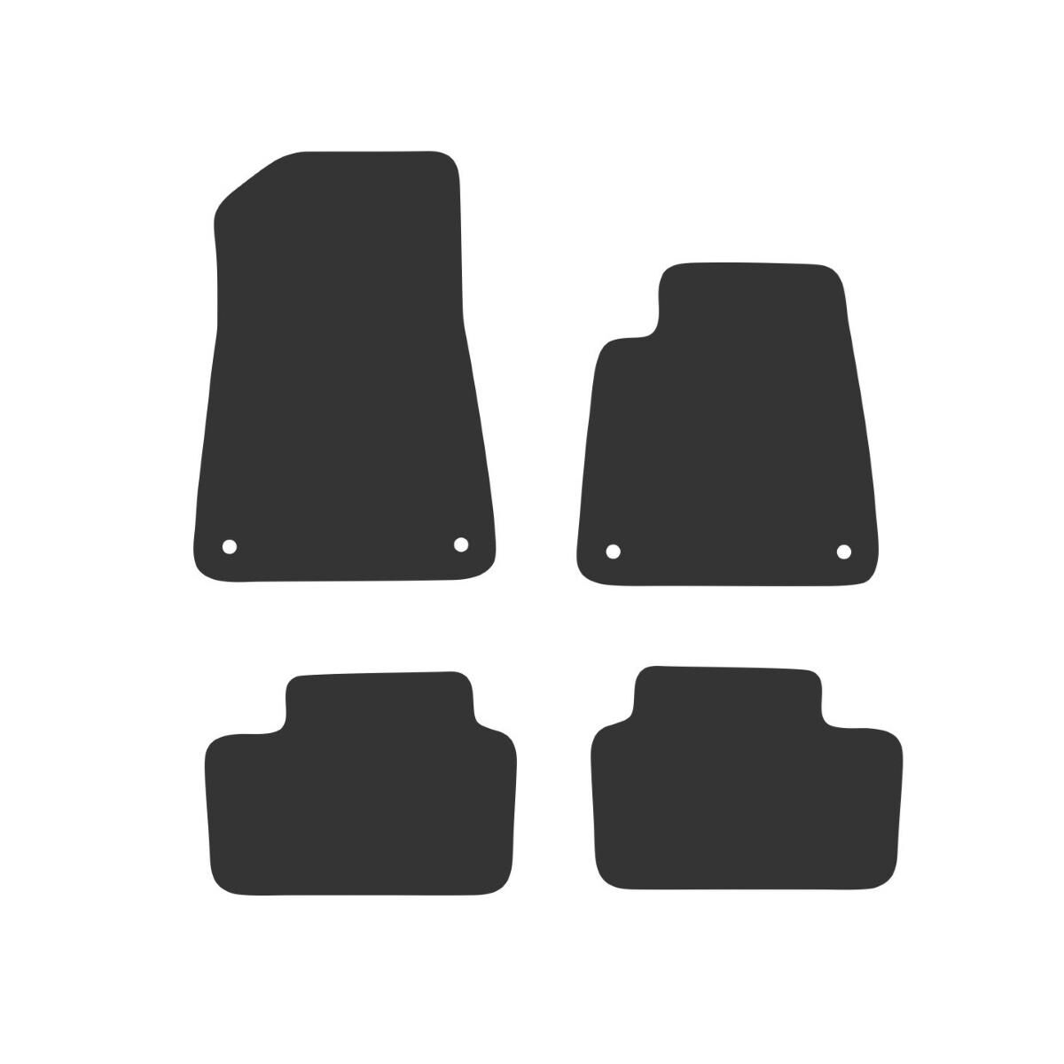 EXECUTIVE RUBBER CAR MATS FOR POLESTAR 2 2022 ONWARDS, , scaau_hi-res