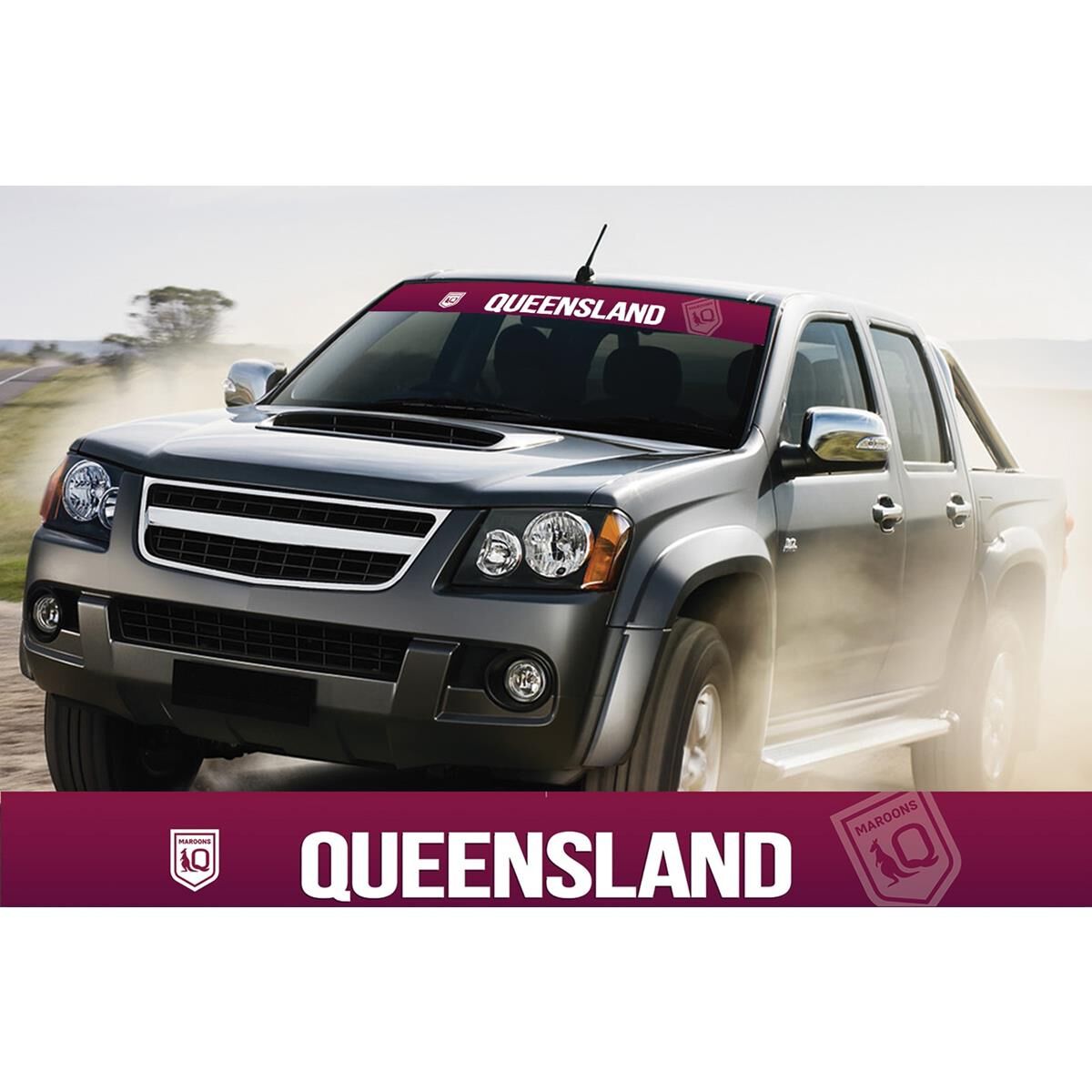 STATE OF ORIGIN: QLD ITAG BLOCKOUT SUNVISOR, , scaau_hi-res