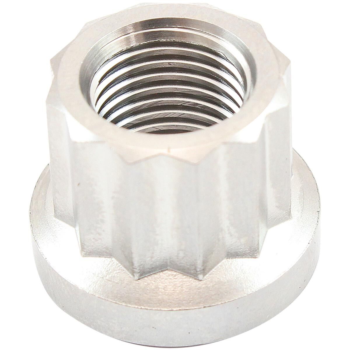 M12X1.25MM TITANIUM NUT 12 POINT SINGLE M12 X 1.25, , scaau_hi-res