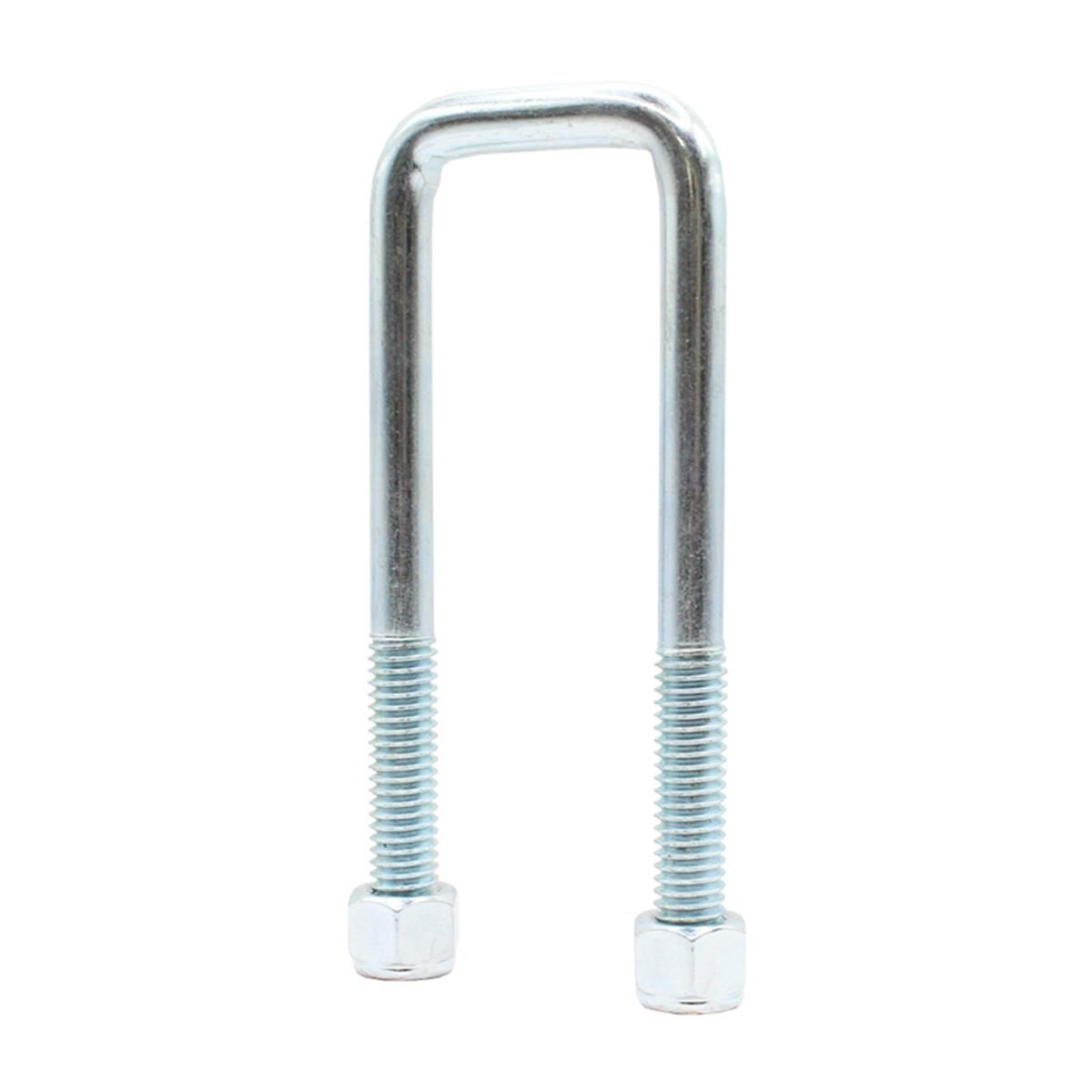 Sunrise U-Bolts with Nyloc Nut 1/2" Zinc - 40mm Square, 140mm, , scaau_hi-res
