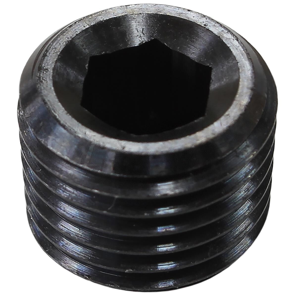 1/4" NPT PORT PLUG STEEL BLACKCOATED, , scaau_hi-res