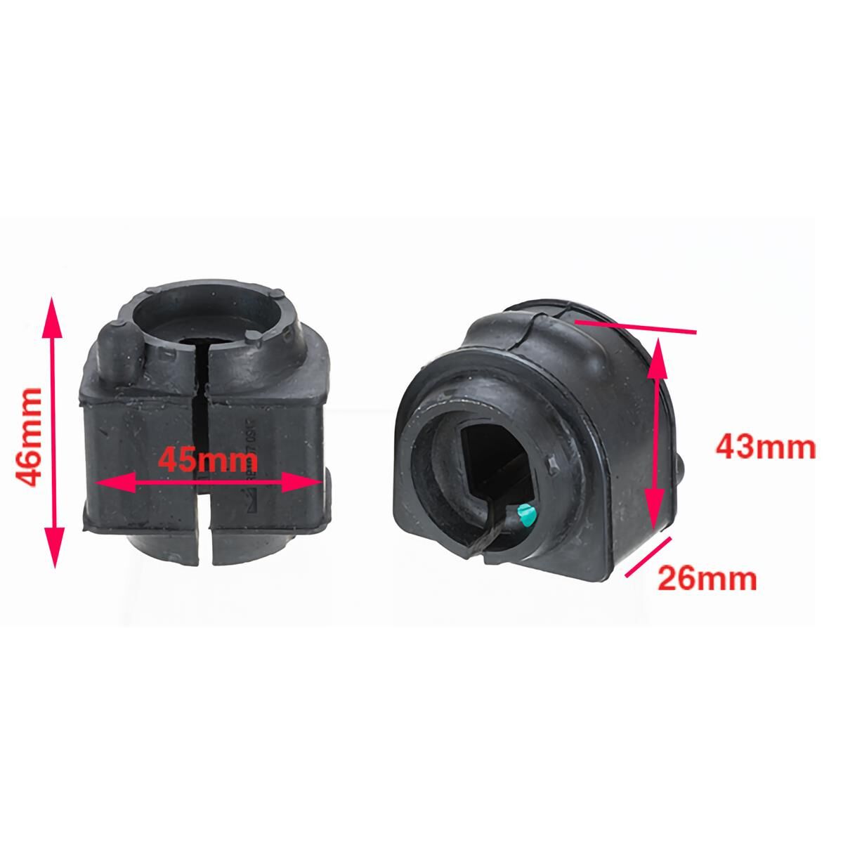 Rear Swat Mtg Bush Kit  Mazda Mazda3 BK, Bl, , scaau_hi-res