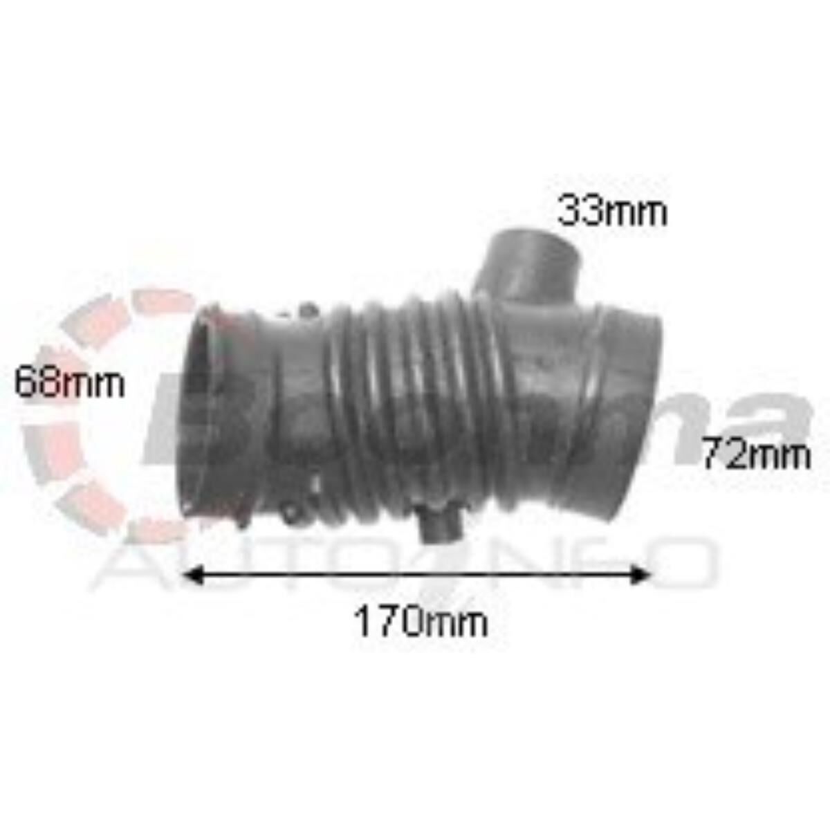 MAZDA 3 2.0L 04-ON AIR HOSE, , scaau_hi-res
