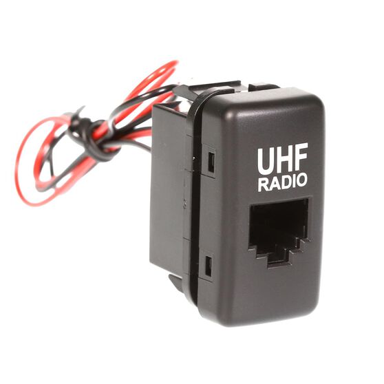 UHF RADIO MICROPHONE RJ45 PASS THROUGH CONNECTOR TO SUIT TOYOTA, , scaau_hi-res