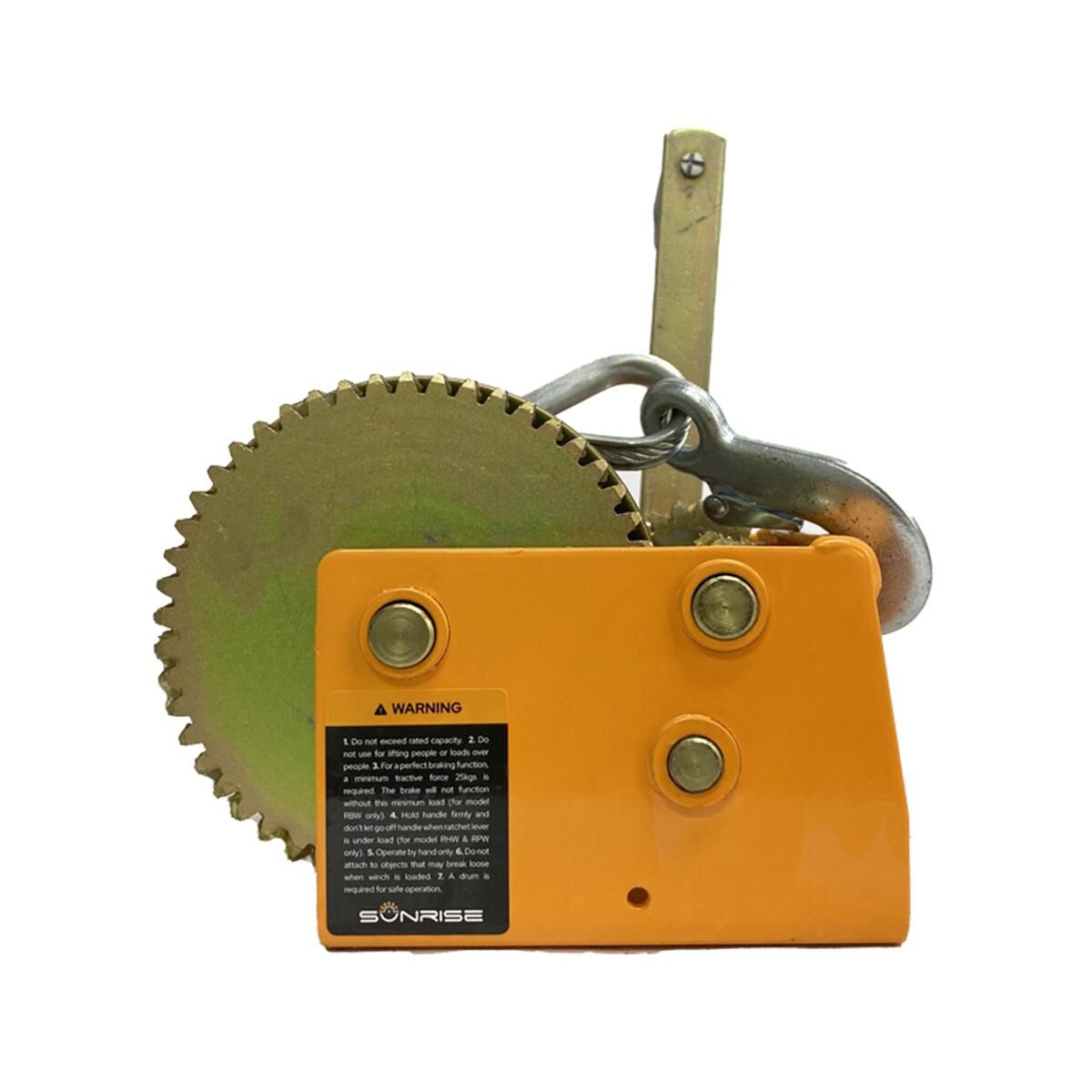 Sunrise Auto Brake Boat Trailer Winch 2500lbs (1130kg) 7.5m Cable, , scaau_hi-res