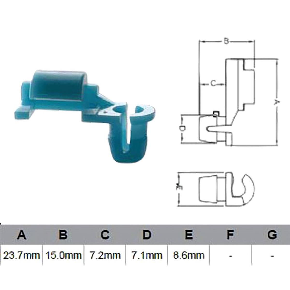 PKT 10 DOOR LOCK CLIP, , scaau_hi-res