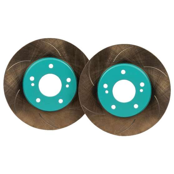 PROJECT MU BRAKE ROTORS PAIR SCR PURE PLUS6 GREEN 280X30MM, , scaau_hi-res