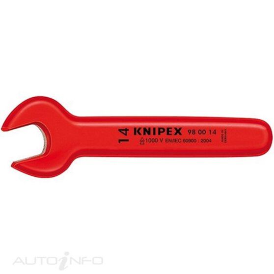 KNIPEX 1000V OPEN END WRENCH 13MM, , scaau_hi-res