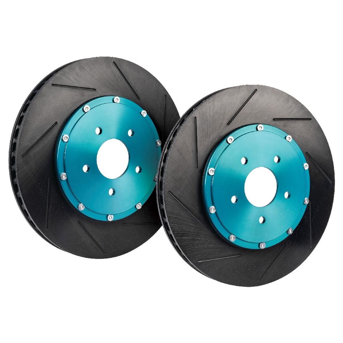 PROJECT MU BRAKE ROTORS PAIR SCR-PRO 2 PIECE GREEN 350X32MM, , scaau_hi-res