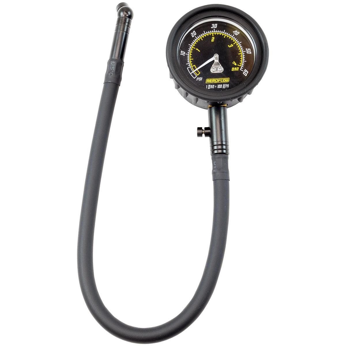 TYRE PRESSURE GAUGE 0-60 PSI TIRE 4.1 BAR BLACK ANALOGUE, , scaau_hi-res