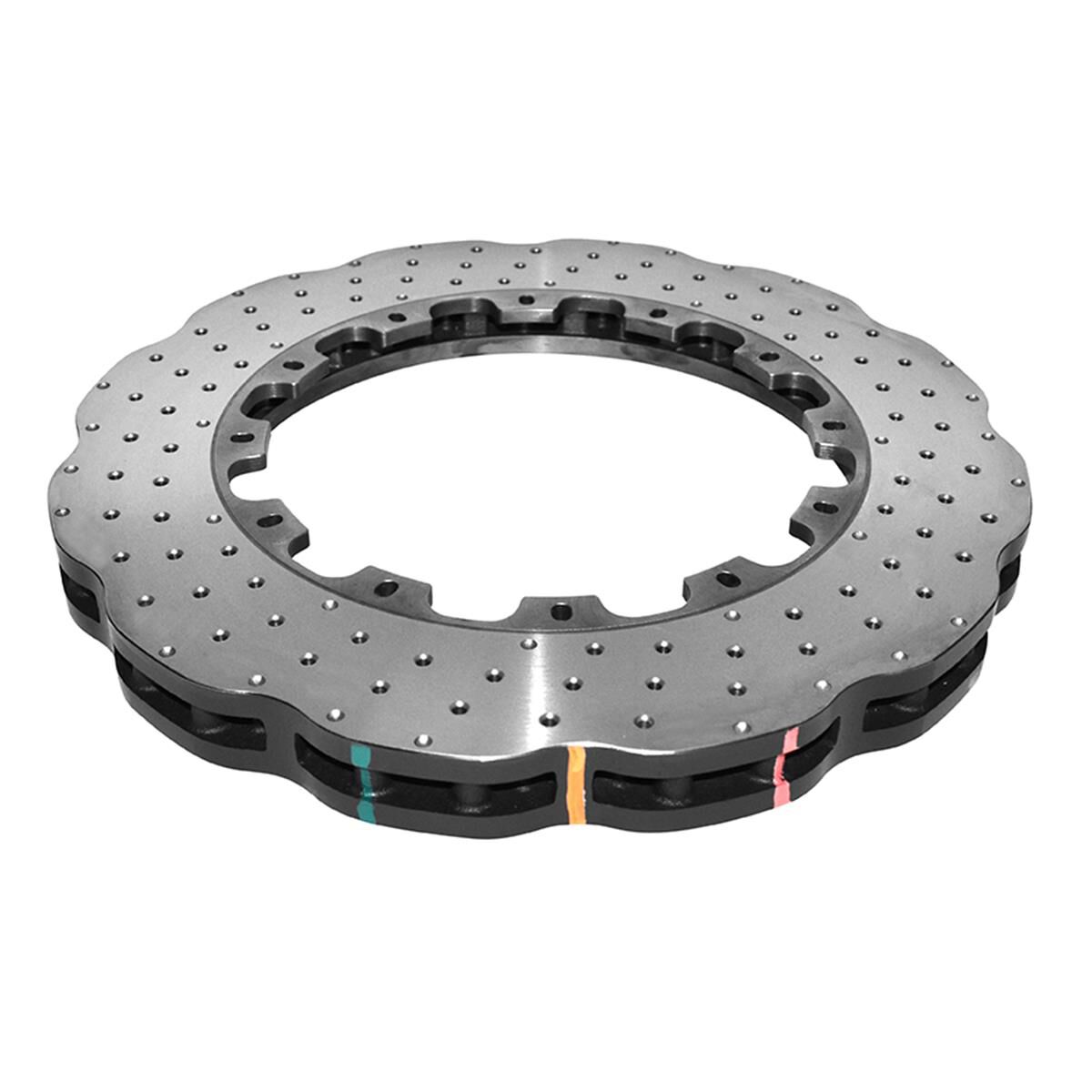 5000 Rotor Cross Drilled/Dimpled WAVE Disc KP 370mmx34mm [ AUDI-RS3 -> F ] NAS Nuts Included, , scaau_hi-res