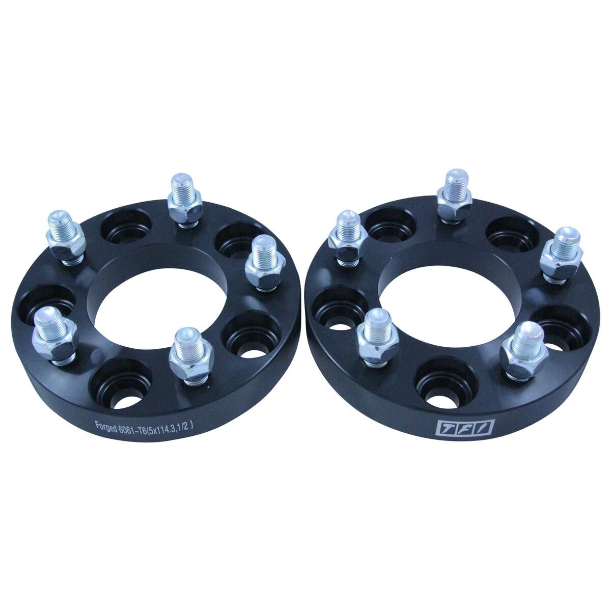 Wheel Spacer Kit 25mm Thick Size 5x114.3 1/2 Stud, , scaau_hi-res