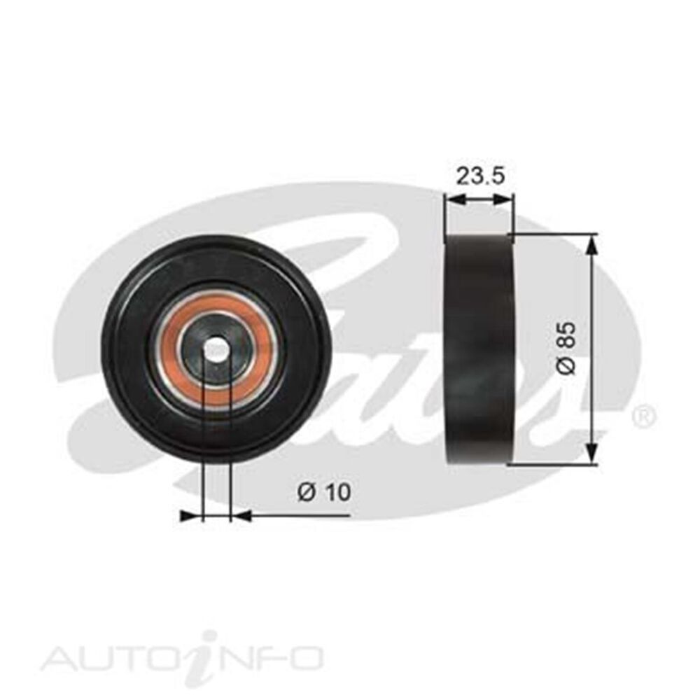 Gates Idler Pulley 36274 Supercheap Auto