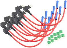 PUSH IN FUSEABLE LINK MICRO BLADE FUSE POWER FEED UNI 10 PACK AEROFLOW - AF 49-1571, , scaau_hi-res