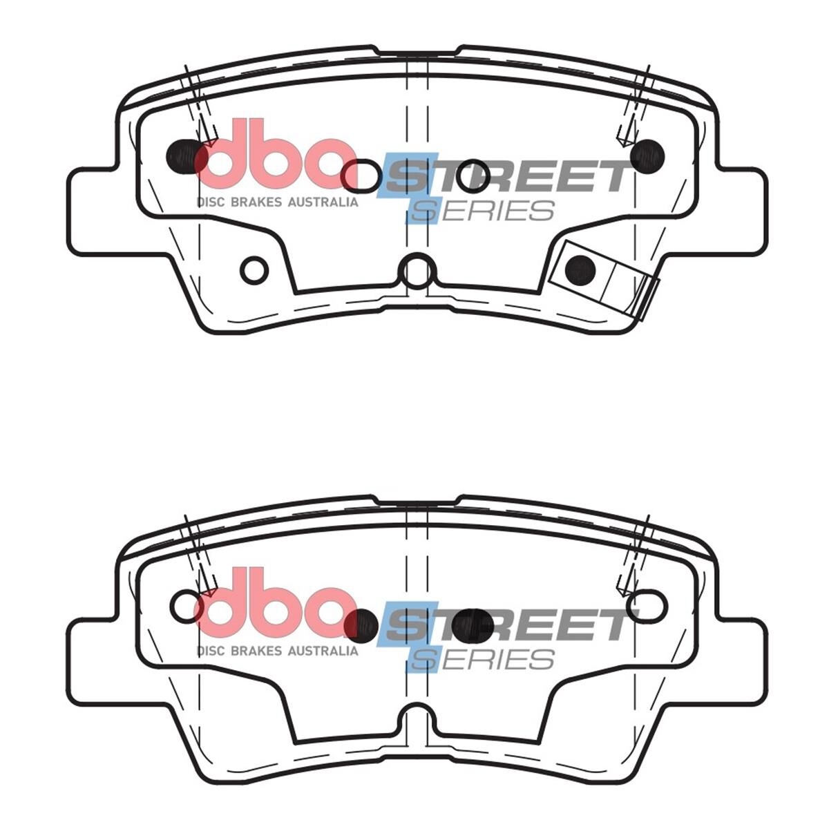 DBA SS STREET SERIES BRAKE PADS [ Hyundai/Kia Rio/I30/I40 / 2005-> R ], , scaau_hi-res