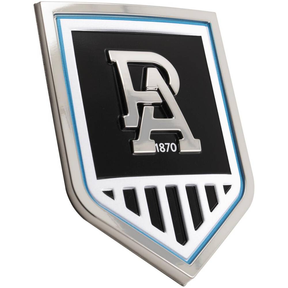 Sw Sh Emblems Fan Emblems AFL Port Adelaide 3D Chrome Car Badge - 10378-021A ...
