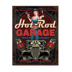 Sign-Hot Rod Garage-Pistons, , scaau_hi-res