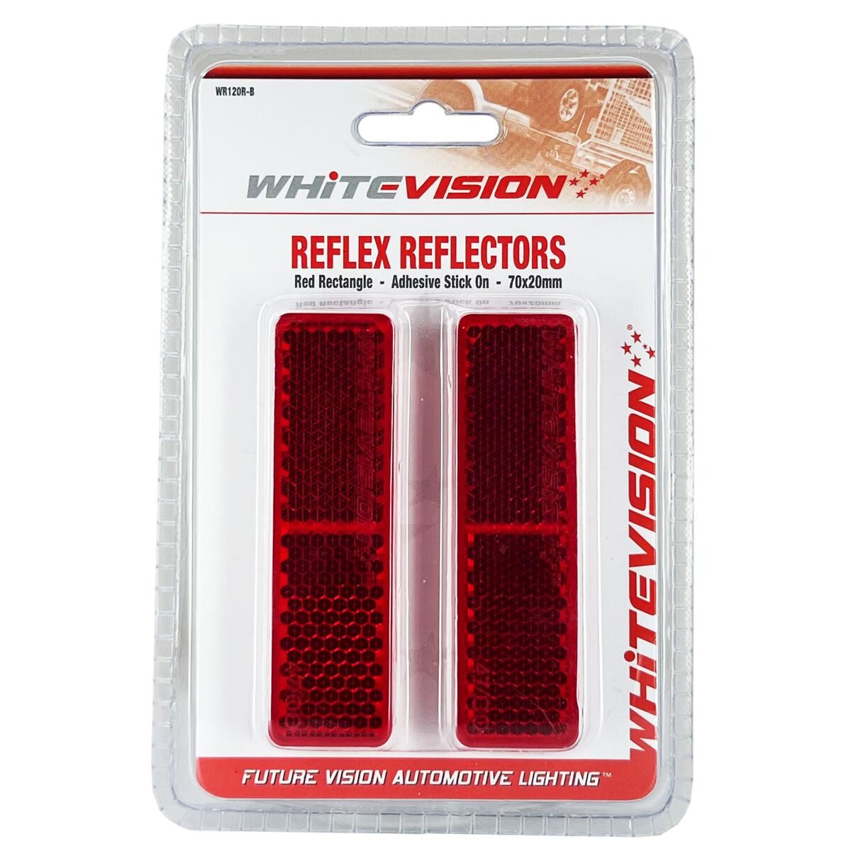 SELF ADHESIVE RED REFLECTOR, , scaau_hi-res