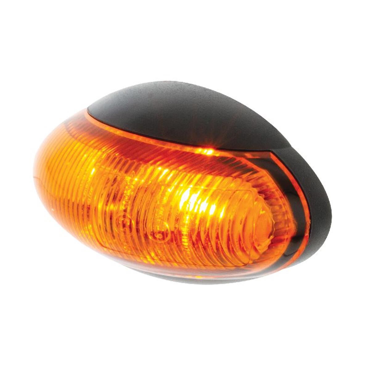 LED SUPPLMTRY SIDE MARKER LAMP10-30V 4 LED's BLCK HSNG AMBERLENS 60 x 34 x 26mm, , scaau_hi-res